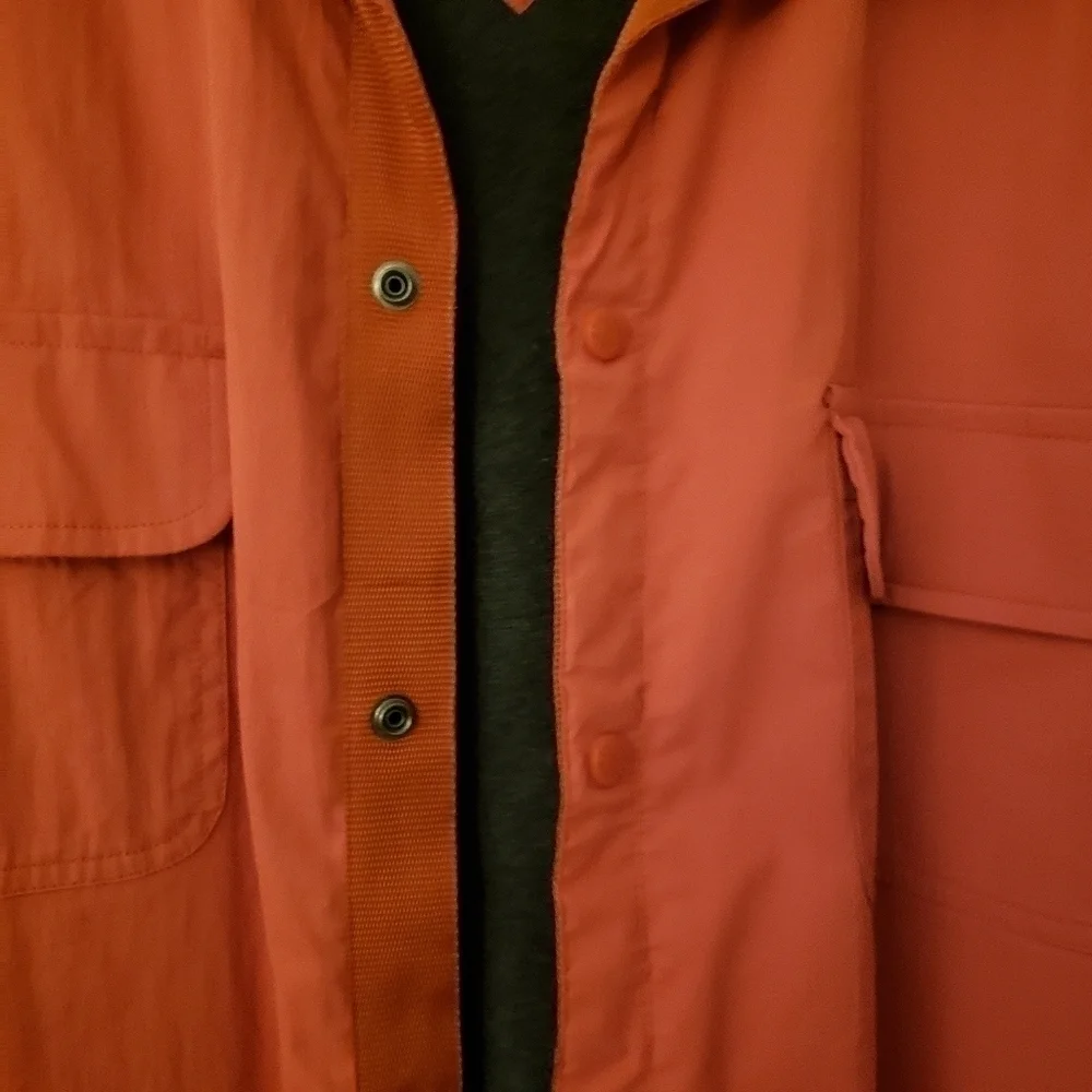 ARIZONA JEAN CO MENS JACKET ORANGE SZ L